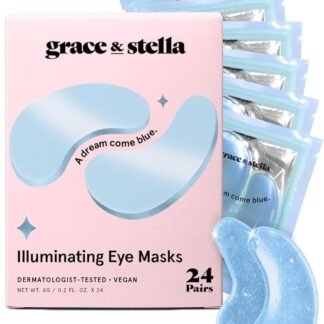 grace & stella Award Winning Under Eye Mask Reduce Dark Circles, Puffy Eyes, Undereye Bags, Wrinkles, Gel Under Eye Patches, Birthday Gifts for Women - Vegan - Thanksgiving...