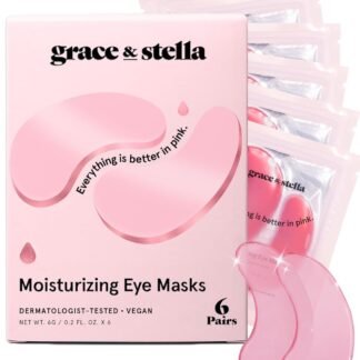 grace & stella Award Winning Under Eye Mask Reduce Dark Circles, Puffy Eyes, Undereye Bags, Wrinkles, Gel Under Eye Patches, Birthday Gifts for Women - Vegan - Thanksgiving...