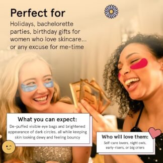 grace & stella Award Winning Under Eye Mask - Stocking Stuffers for Women - Gifts for Teenage Girls - Gel Eye Patches for Dark Circles, Puffy Eyes, Undereye Bags - Vegan - Self...