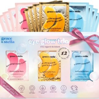 grace stella Under Eye Patches 12 pairs Eye Masks for Puffy Eyes and Dark Circles - Stocking Stuffers for Teen Girls Christmas Gifts for Women White Elephant Gifts - lunas-mystic-emporium.com grace & stella Under Eye Patches (12 pairs) Eye Masks for Puffy Eyes and Dark Circles - Stocking Stuffers for Teen Girls, Christmas Gifts for Women, White Elephant Gifts,...