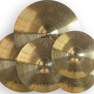 HAIRIESIS Exquisite Alloy Cymbal Set - 14"/16"/18"/20" 5 Pieces Drum