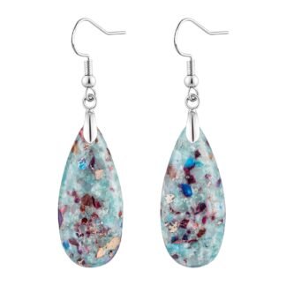 HAISWET Stone Drop Earrings for Women Earrings Teardrop Jasper Stone Dangle Earrings