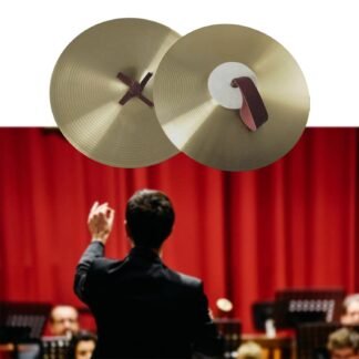 Hand Cymbals Percussion Instrument Hand Cymbals Alloy for Performance Party Beginner Professional Drum Players, 10inch