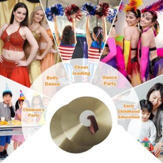 Hand Cymbals Percussion Instrument Hand Cymbals Alloy for Performance Party Beginner Professional Drum Players, 10inch