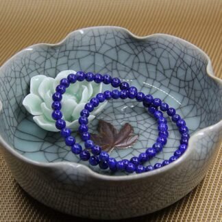 Handmade Gem Semi Precious Gemstone 6mm Round Beads Stretch Bracelet 7" Unisex