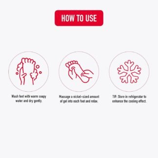 Heal&Rescue Epsom Salt Foot Gel, 4 Ounce, Soothing Relief for Painful, Tired, Aching Feet, Ditch the Foot Bath for Instant Relief