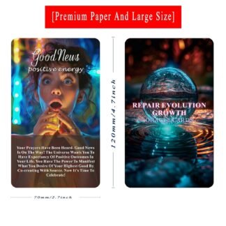 Healing Oracle Cards Deck, Oracle Cards Set, Oracle Cards for Beginners, Self-Healing Tool, That Helps You Discover What Needs to Shift Or Release for Your Highest Good!