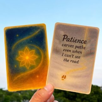 Healing Oracle Cards for Beginners, 50 Affirmations for Soothing Fear, Trusting The Unknown, Receiving Support and Becoming The Light, Self-Care Deck for Mindfulness, Meditation...