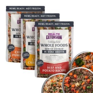 Health Extension Gently Cooked Dog Food Variety Pack – Chicken & Pumpkin, Beef & Potato, Lamb & Carrot – 9 oz Each – Human-Grade Superfood Meals for Digestion, Immunity & Coat...