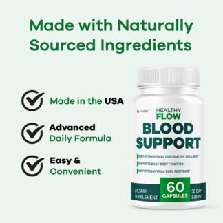 Healthy Flow Blood Support - HealthyFlow Support Supplement Capsules Daily Premium Advanced Formula Pills - Maximum Strength Vitamins for Overall Health Wellness 60 Capsules - lunas-mystic-emporium.com Healthy Flow Blood Support - HealthyFlow Support Supplement Capsules Daily Premium Advanced Formula Pills - Maximum Strength, Vitamins for Overall Health & Wellness, 60 Capsules...