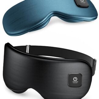 Heated Eye Mask - Cordless Eye Mask for Dry Eyes, FSA - HSA Eligible, Eye Relief, Improved Sleep, Washable Eye Heating pad for Travel and with Replaceable Shell (Gray)