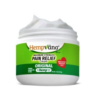 Hempvana Maximum Strength Relief Cream. Hemp Seed Oil for Muscles & Joints, AS SEEN ON TV, Odor-Free, Non-Greasy, Long-Lasting Relief