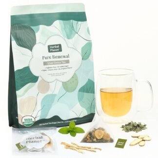 Herbal Planet Liver Support Tea – Gentle Daily Liver Balance, Natural Herbal Tea with Mulberry Leaf, Licorice Root & Peppermint, No Sugar, Caffeine-Free | 20 Tea Bags (4.23oz /...