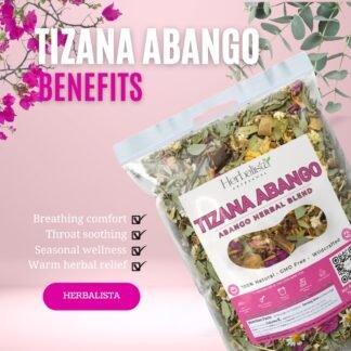 Herbalista Viral Tizana Abango Herbal Compound Tea 4oz (114g) – 100% Natural Infusion – Makes 40+ Cups – Herbal Mixture for Warm herbal relief – Té para Bienestar de Invierno–...