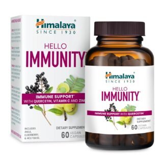 Himalaya Hello Immunity with Quercetin, 60 Day Supply - Herbal Immune Support Supplement, Bioflavonoid and Antioxidant for Immunity and Daily Wellness - Vegan, Non-GMO, Gluten...