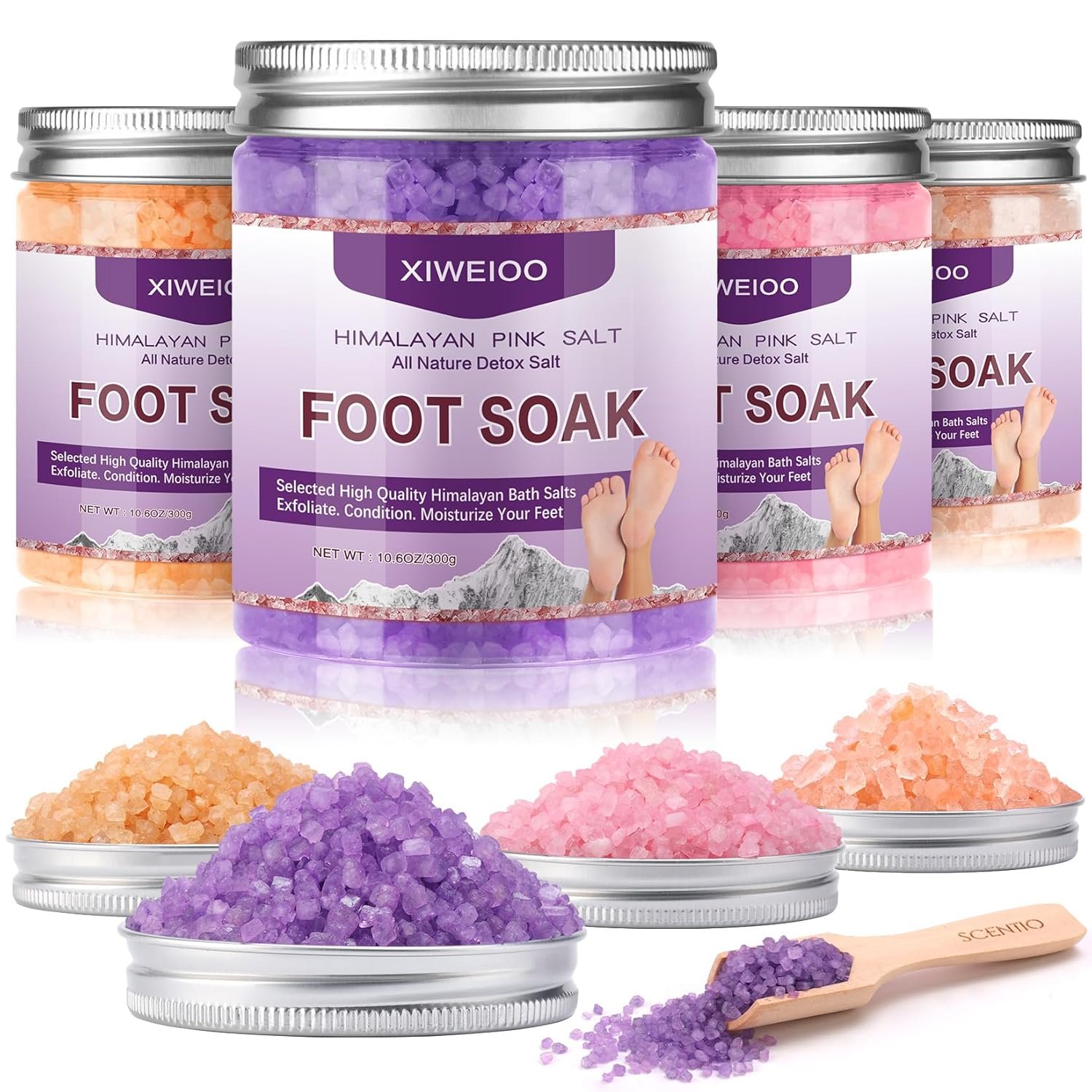 Himalayan Pink feet soka Salt 3 Set Kit Lavender Scent Orange Scent Rose Scent Foot Soak Salts with Epsom Set-Foot Athletes Foot spa ItchingFoot Bath Salt Tea Tree Oil Foot Care - lunas-mystic-emporium.com Himalayan Pink feet soka Salt 3 Set Kit Lavender Scent Orange Scent Rose Scent Foot Soak Salts with Epsom Set-Foot Athletes Foot spa Itching,Foot Bath Salt Tea Tree Oil Foot Care