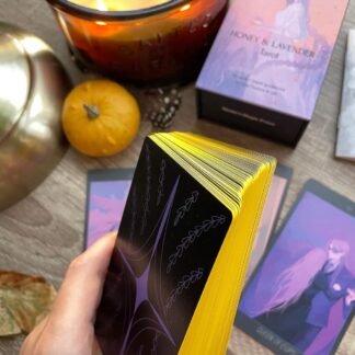Honey and Lavender Tarot, Tarot Cards Deck with Paper Guidebook for Beginners to Experts, 78-Card Deck, Premium Quality Deck