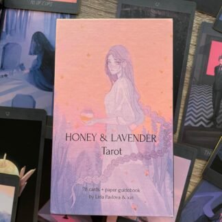 Honey and Lavender Tarot, Tarot Cards Deck with Paper Guidebook for Beginners to Experts, 78-Card Deck, Premium Quality Deck