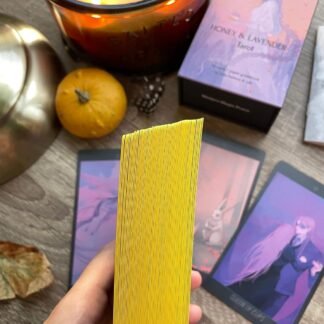 Honey and Lavender Tarot, Tarot Cards Deck with Paper Guidebook for Beginners to Experts, 78-Card Deck, Premium Quality Deck