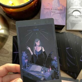 Honey and Lavender Tarot, Tarot Cards Deck with Paper Guidebook for Beginners to Experts, 78-Card Deck, Premium Quality Deck