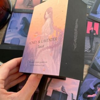 Honey and Lavender Tarot, Tarot Cards Deck with Paper Guidebook for Beginners to Experts, 78-Card Deck, Premium Quality Deck
