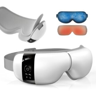 HubiCare Ultra Quiet with Double Pad Eye Massager, under 30dB Heat & Cooling for Enhanced Comfort, Airbag and Bluetooth Music for Dark Circles, Dryness, Relieve Strain and...