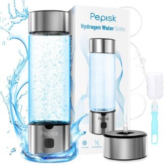 Hydrogen Water Generator Bottles, Hydrogenated Water Bottle with SPE PEM Technology, 460ml(16OZ) Hydrogen Water Bottle Generator for Home, Office, and Travel-Certified H2...