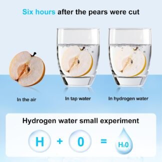 Hydrogen Water Generator Bottles, Hydrogenated Water Bottle with SPE PEM Technology, 460ml(16OZ) Hydrogen Water Bottle Generator for Home, Office, and Travel-Certified H2...