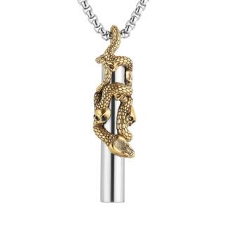 HZMAN Stainless Steel Whistle Necklace for Men Women, 80 Decibel Sports Dog Outdoor Whistle Adventure Gift