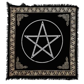 Indian Consigners Altar Cloth Pentagram Witchcraft Alter Tarot Spread Wiccan Square Spiritual 36 by 36 Sacred