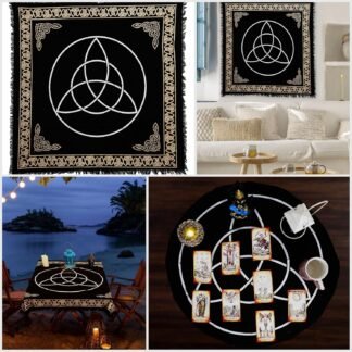 Indian Consigners Altar Cloth Pentagram Witchcraft Alter Tarot Spread Wiccan Square Spiritual 36 by 36 Sacred