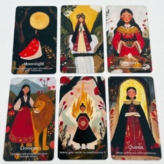 Inner Power Oracle Cards, Life Oracle Cards for Beginners, Confidence, Spiritual Feminine Empowerment Growth Oracle Deck, Perfect for Emotional Support, and Self-Discovery