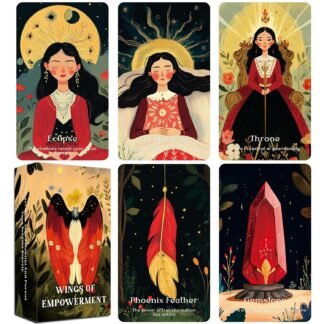 Inner Power Oracle Cards, Life Oracle Cards for Beginners, Confidence, Spiritual Feminine Empowerment Growth Oracle Deck, Perfect for Emotional Support, and Self-Discovery