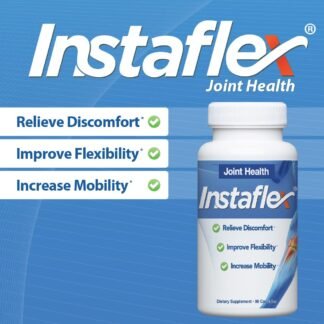 Instaflex Joint Support Supplement - Clinically Studied Joint Relief Blend of Glucosamine MSM White Willow Turmeric Ginger Cayenne Hyaluronic Acid - 90 Capsules - lunas-mystic-emporium.com Instaflex Joint Support Supplement - Clinically Studied Joint Relief Blend of Glucosamine, MSM, White Willow, Turmeric, Ginger, Cayenne, Hyaluronic Acid - 90 Capsules