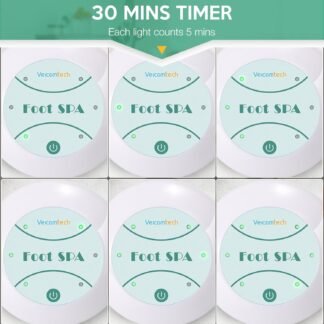 Ionic Detox Foot Bath Machine, Foot Detox Spa Ion Cleanse Chi Machine for Home Use Beauty Club Salon, Regain Health & Vitality with 5 Liners （Tub Not Include）