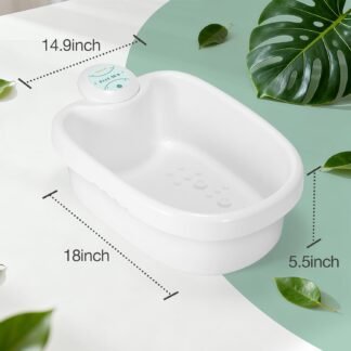 Ionic Foot Bath Detox Machine with Bag, Portable Foot Detox Machine, Ionic Foot Spa Ion Cleanse for Home Beauty Salon Spa with Arrays, 100 Liners