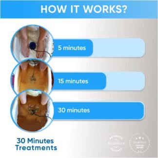 Ionic Foot Spa by Healifeco – Ion Foot Bath Detox Machine - For Toxins & Heavy Metals – Activates 2,000 Foot Detox Nodes – Easy 30-Min Home Detox – 90,000+ Happy Users Trust It...