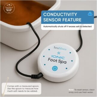 Ionic Foot Spa by Healifeco – Ion Foot Bath Detox Machine - For Toxins & Heavy Metals – Activates 2,000 Foot Detox Nodes – Easy 30-Min Home Detox – 90,000+ Happy Users Trust It...