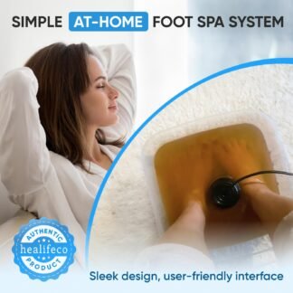 Ionic Foot Spa by Healifeco – Ion Foot Bath Detox Machine - For Toxins & Heavy Metals – Activates 2,000 Foot Detox Nodes – Easy 30-Min Home Detox – 90,000+ Happy Users Trust It...