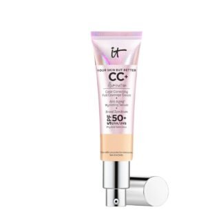 IT Cosmetics CC+ Cream Illumination - Radiant Full Coverage Foundation With SPF 50+, Color Corrector & Hydrating Anti-Aging Serum, Hydrolyzed Collagen + Peptides, Normal to Dry...