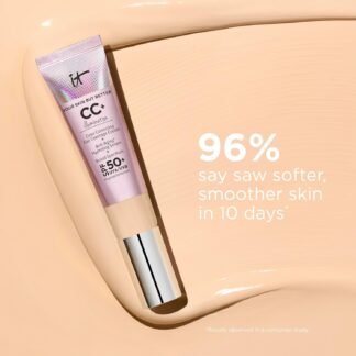 IT Cosmetics CC+ Cream Illumination - Radiant Full Coverage Foundation With SPF 50+, Color Corrector & Hydrating Anti-Aging Serum, Hydrolyzed Collagen + Peptides, Normal to Dry...