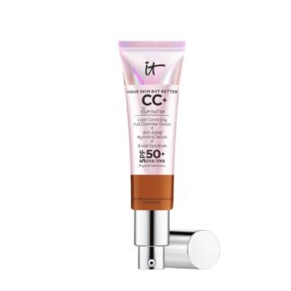 IT Cosmetics CC+ Cream Illumination - Radiant Full Coverage Foundation With SPF 50+, Color Corrector & Hydrating Anti-Aging Serum, Hydrolyzed Collagen + Peptides, Normal to Dry...