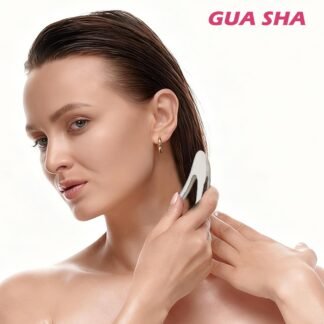 iunxkmi Gua Sha Tool for Face & Eye, Stainless Steel Facial Massage Tool - Depuff & Lifting, Promot Lymphatic Drainage