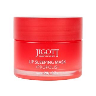 Jigott Lip Sleeping Mask [Propolis] Net Wt 20g/0.7oz - Overnight Lip Mask, Sleeping Lip Mask for Dry Lips, Moisturizing Lip Balm (Propolis)