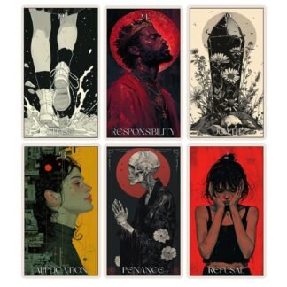 Journey Oracle Card: Step into a world of mystery and self-discovery. Oracle Deck, Oracle cards with guide book, tarot cards for beginners, for spiritual seekers, tarot lovers,...