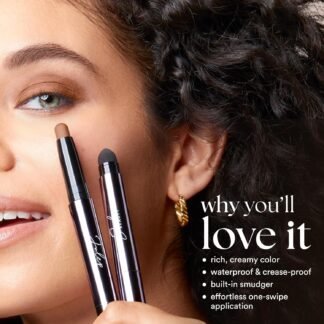 Julep Eyeshadow 101 Cream-to-Powder Waterproof Shadow Stick Smoky Amethyst Shimmer Long-Lasting Crease-Proof Rich Purple Shimmer Cream Eyeshadow with Built-in Smudger - lunas-mystic-emporium.com Julep Eyeshadow 101 Cream-to-Powder Waterproof Shadow Stick – Smoky Amethyst Shimmer – Long-Lasting, Crease-Proof, Rich Purple Shimmer Cream Eyeshadow with Built-in Smudger