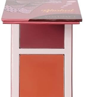 Juvia's Place Blushed Duo Blush - Two Tone Pigmented Buildable Pressed Mineral Powder - Rosy Natural Cheeks Matte Fresh Finish for All Skin Color -Volume1