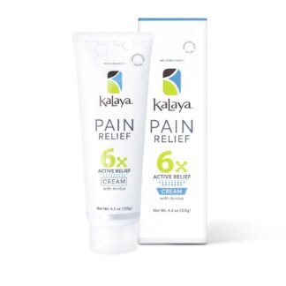 Kalaya Pain Relief Cream with Arnica – Fast-Acting Joint & Muscle Pain Relief – 6 Natural Ingredients – No-Mess Applicator – RMT-Inspired Design – Dermatologist Tested – 4.2 oz