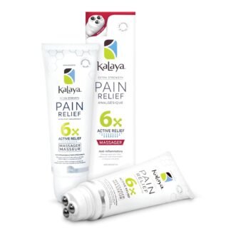 Kalaya Pain Relief Cream with Arnica – Fast-Acting Joint & Muscle Pain Relief – 6 Natural Ingredients – No-Mess Applicator – RMT-Inspired Design – Dermatologist Tested – 4.2 oz