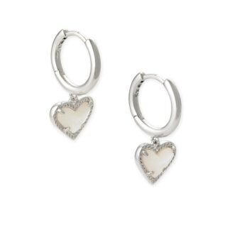 Kendra Scott Ari Heart Huggie Earrings for Women, Fashion Jewelry